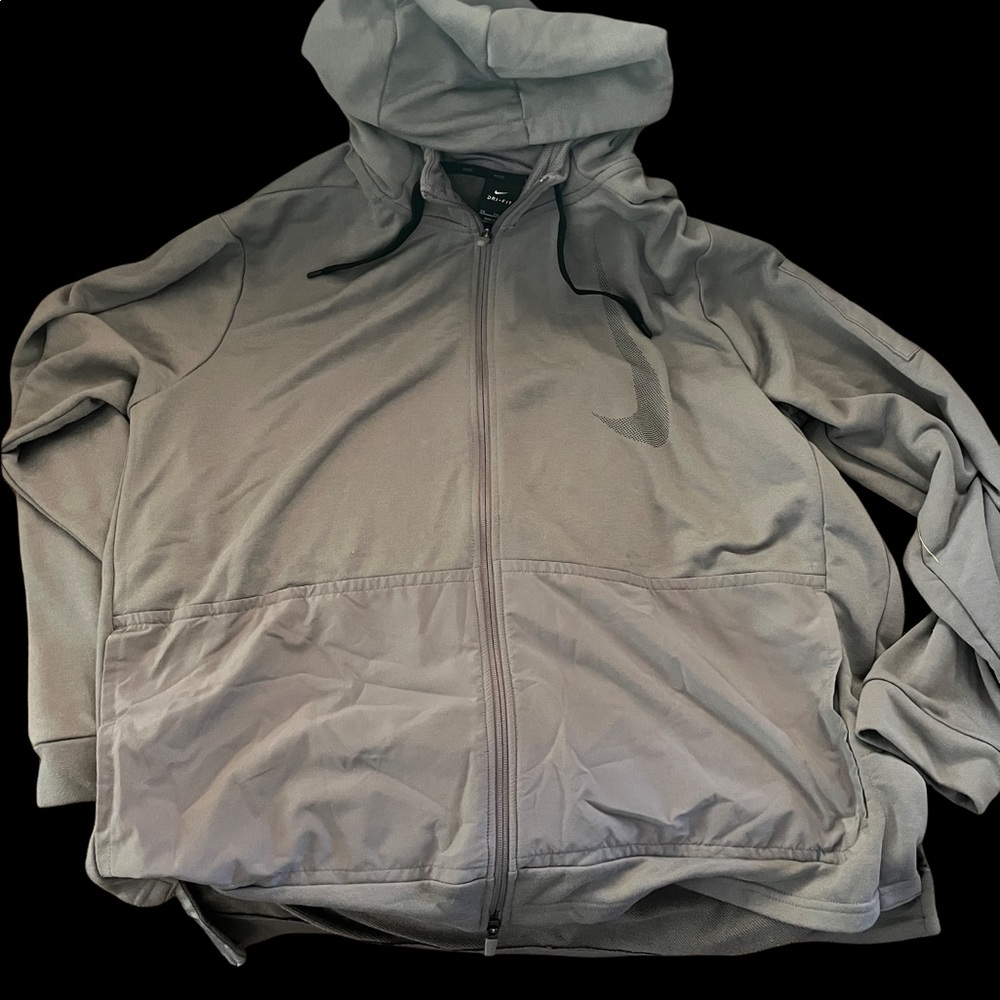 Mens XXL Dri Fit hoodie grey